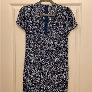 Blue/White Pants Jumpsuit